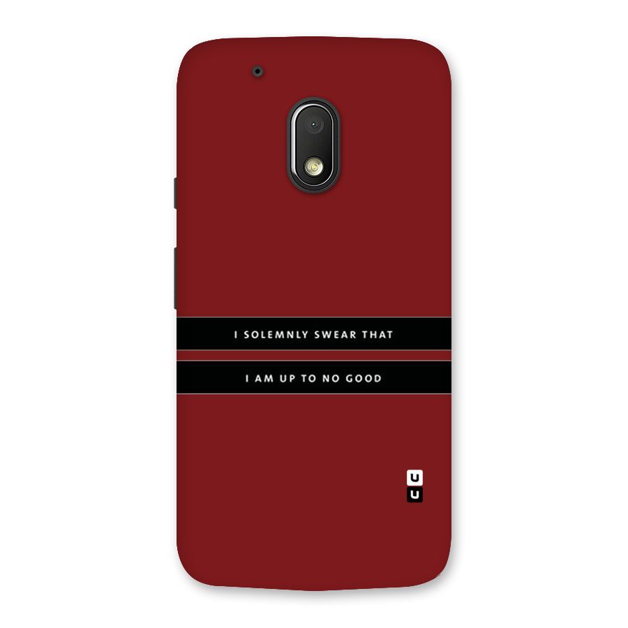 No Good Swear Back Case for Moto G4 Play