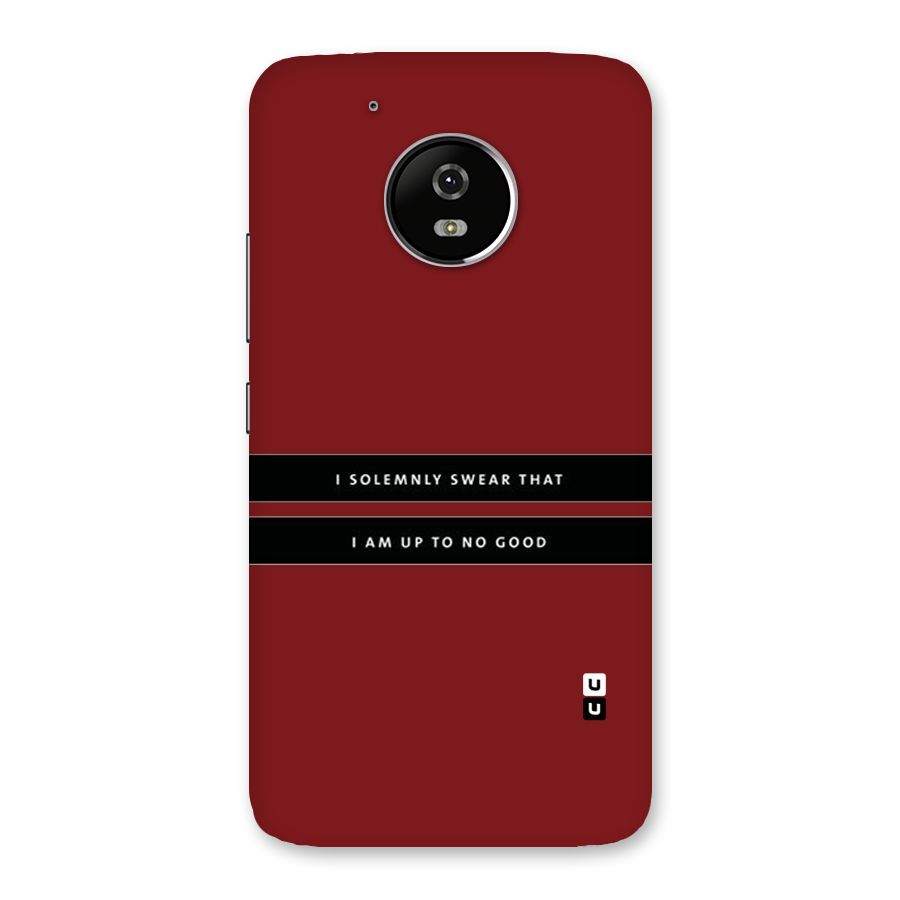 No Good Swear Back Case for Moto G5