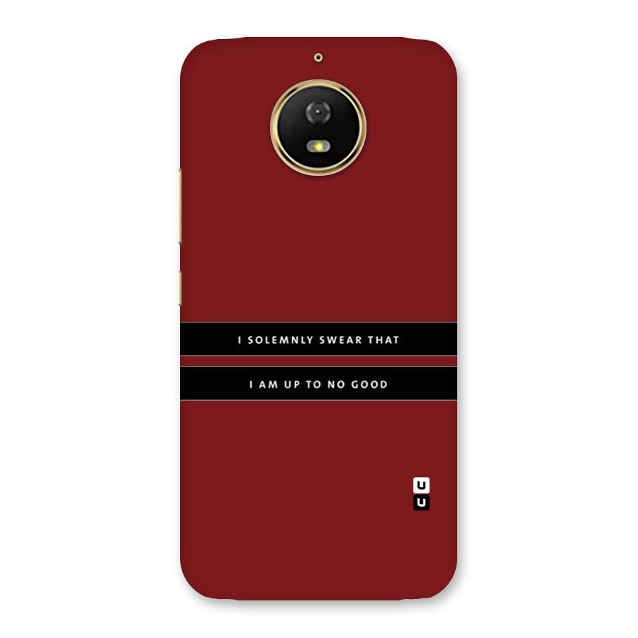 No Good Swear Back Case for Moto G5s