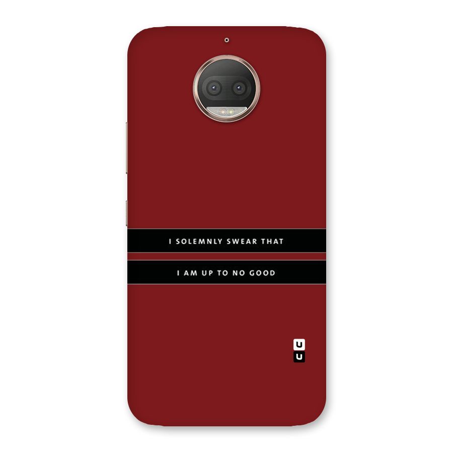 No Good Swear Back Case for Moto G5s Plus