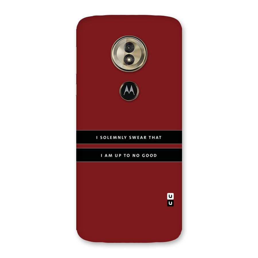 No Good Swear Back Case for Moto G6 Play