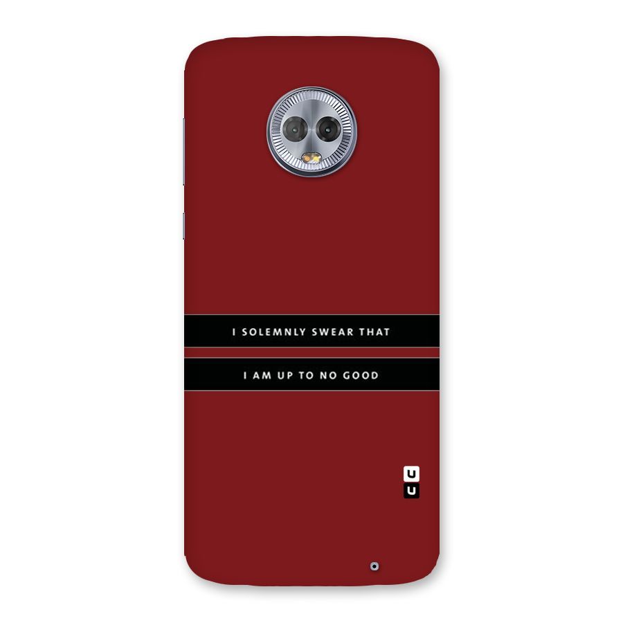 No Good Swear Back Case for Moto G6 Plus