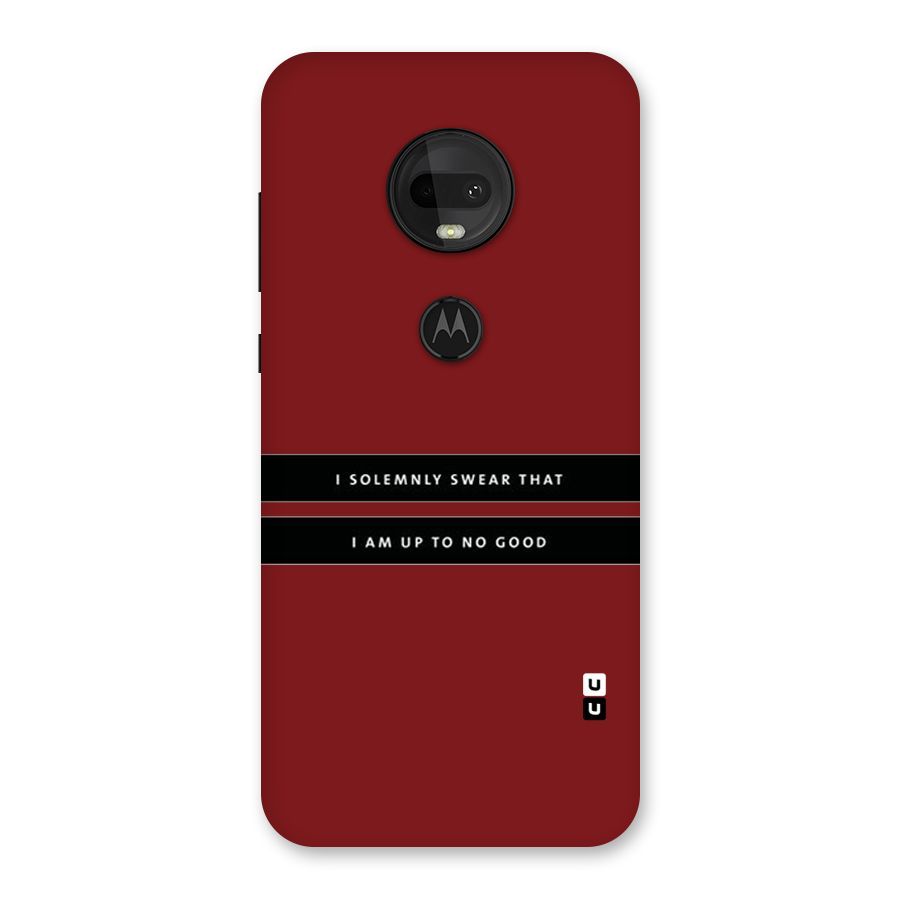 No Good Swear Back Case for Moto G7