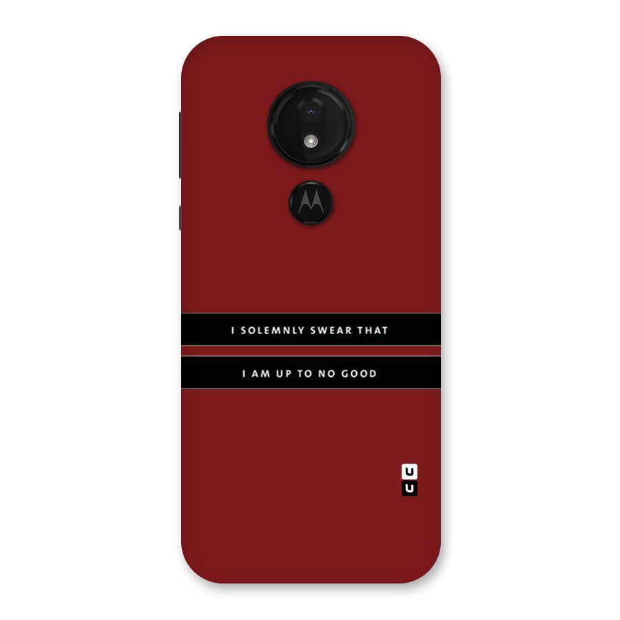 No Good Swear Back Case for Moto G7 Power