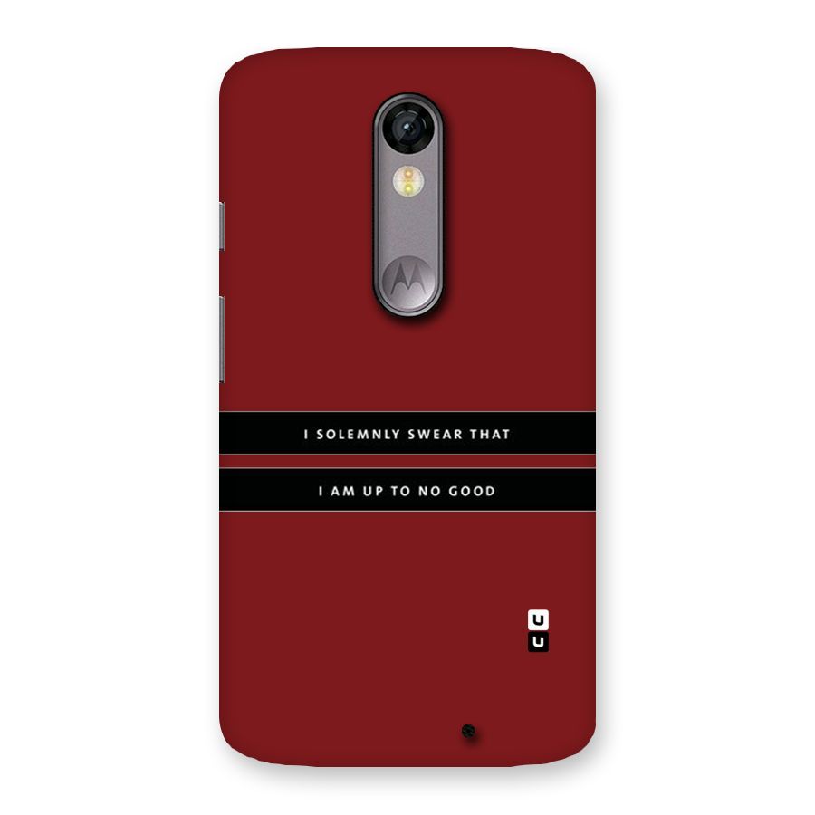 No Good Swear Back Case for Moto X Force