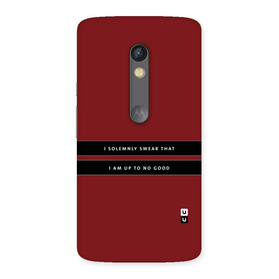 No Good Swear Back Case for Moto X Play