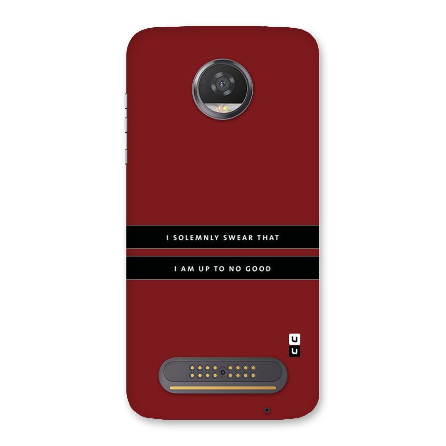No Good Swear Back Case for Moto Z2 Play