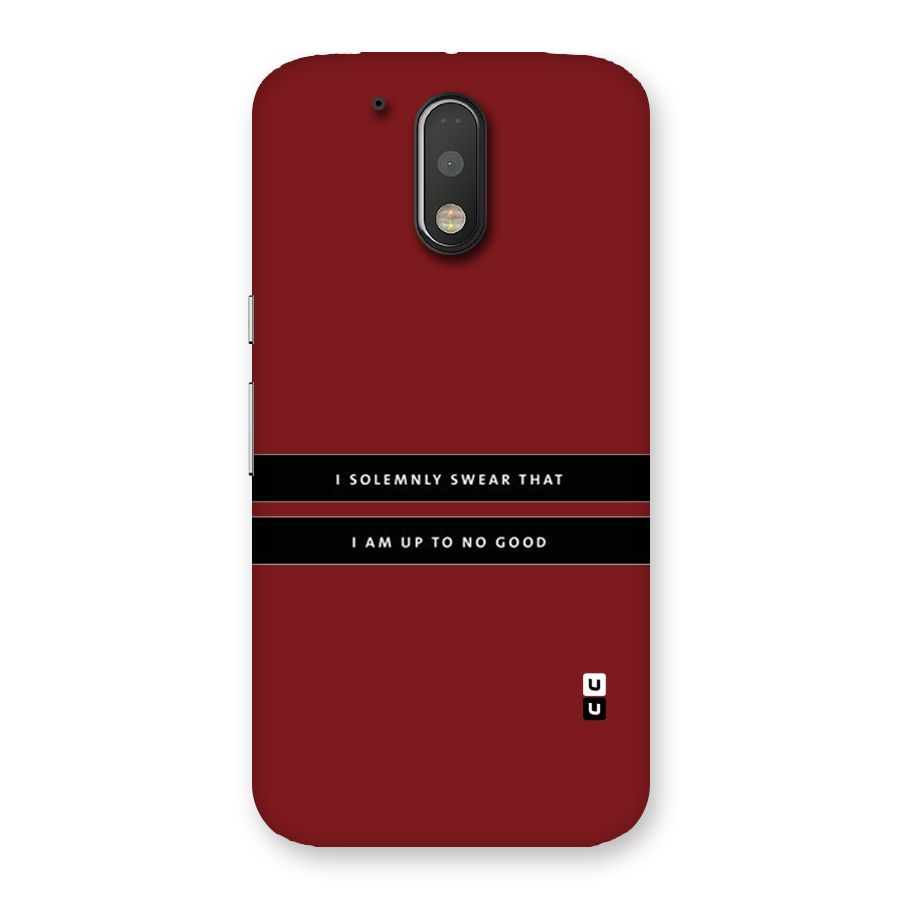 No Good Swear Back Case for Motorola Moto G4 Plus