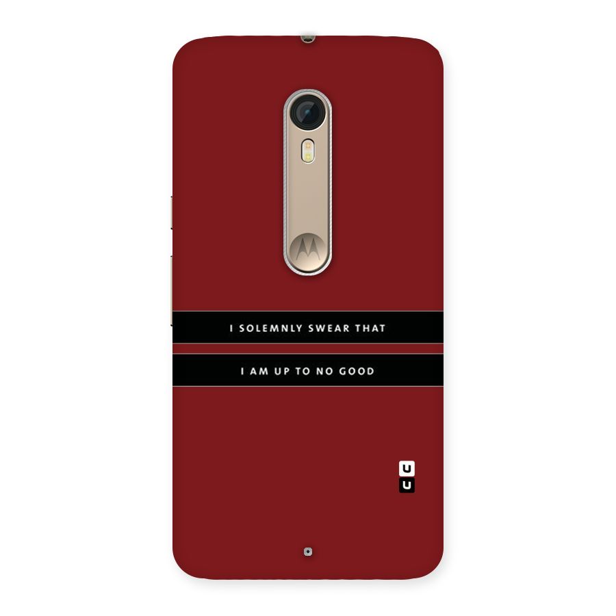 No Good Swear Back Case for Motorola Moto X Style
