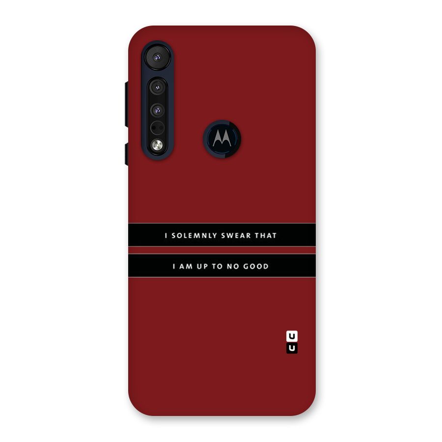 No Good Swear Back Case for Motorola One Macro