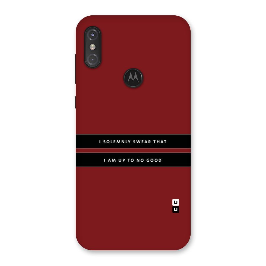 No Good Swear Back Case for Motorola One Power