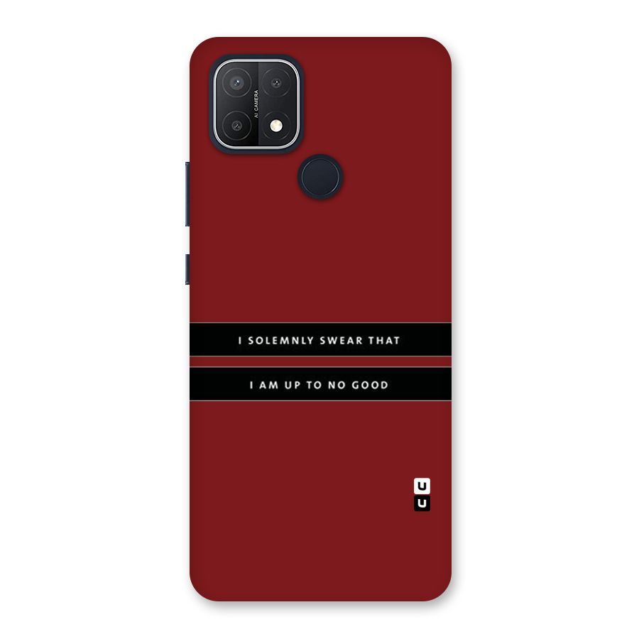 No Good Swear Back Case for Oppo A15s