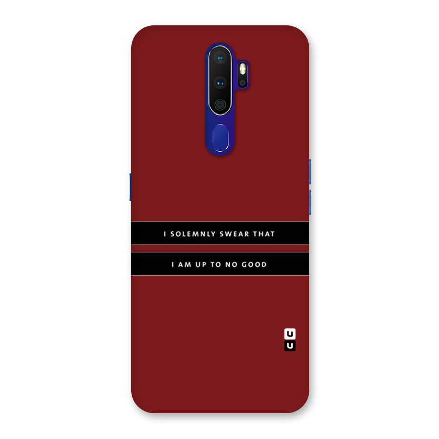 No Good Swear Back Case for Oppo A9 (2020)