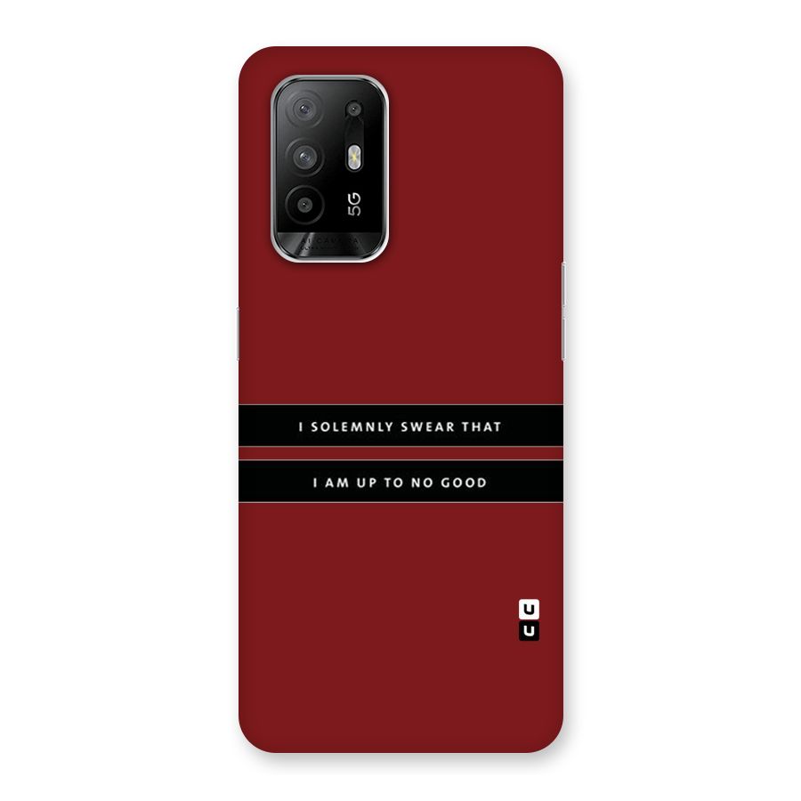 No Good Swear Back Case for Oppo F19 Pro Plus 5G