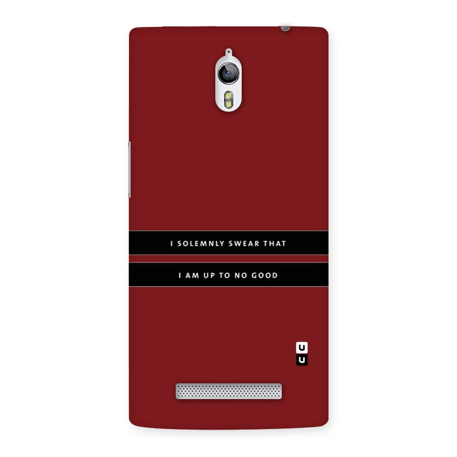 No Good Swear Back Case for Oppo Find 7