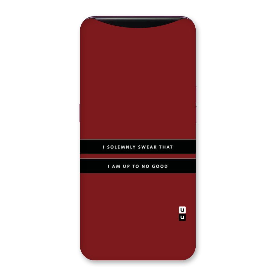 No Good Swear Back Case for Oppo Find X