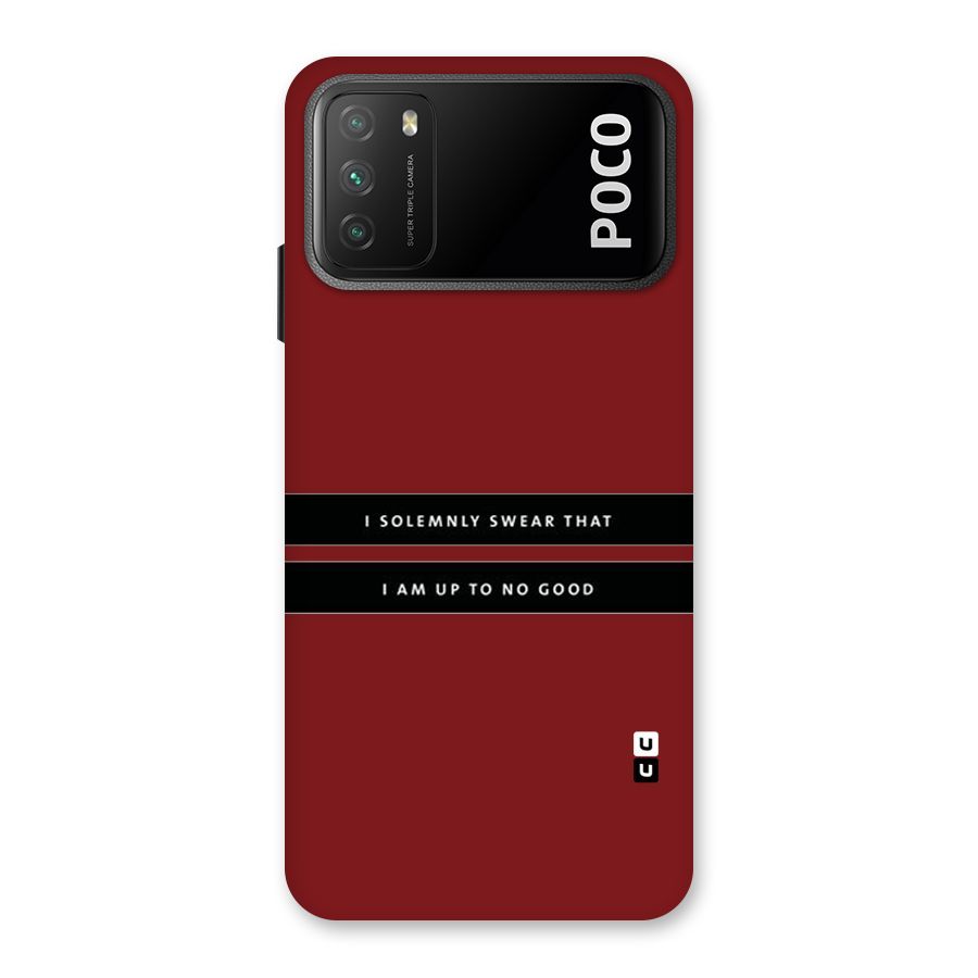 No Good Swear Back Case for Poco M3