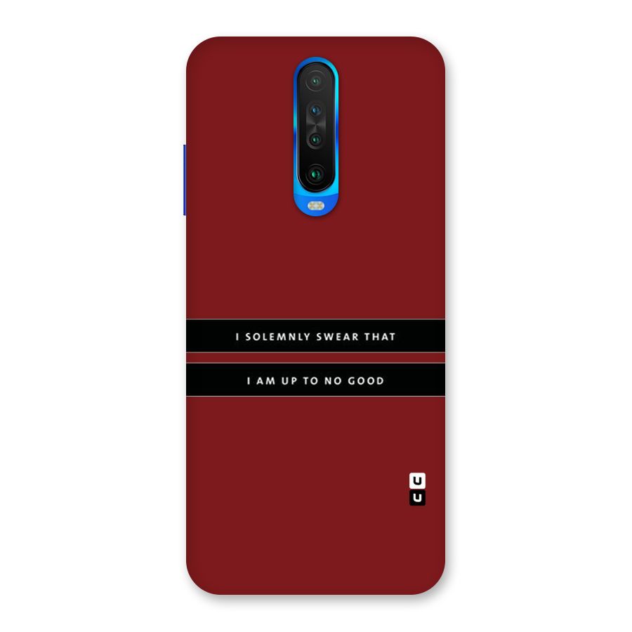 No Good Swear Back Case for Poco X2