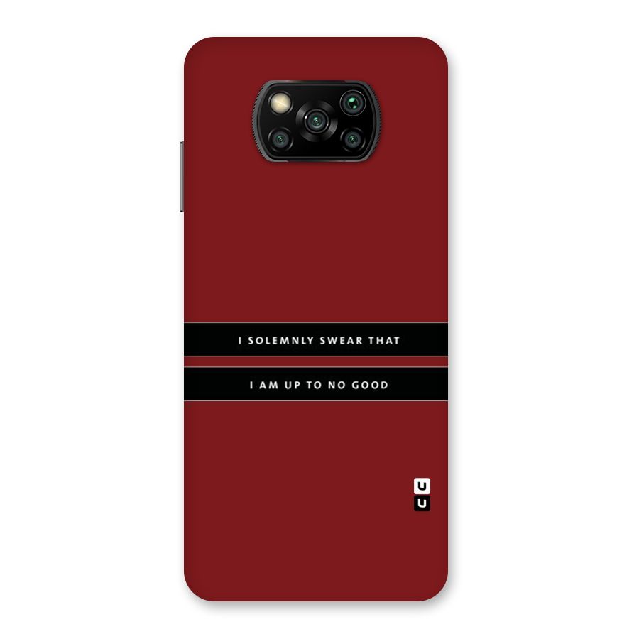 No Good Swear Back Case for Poco X3