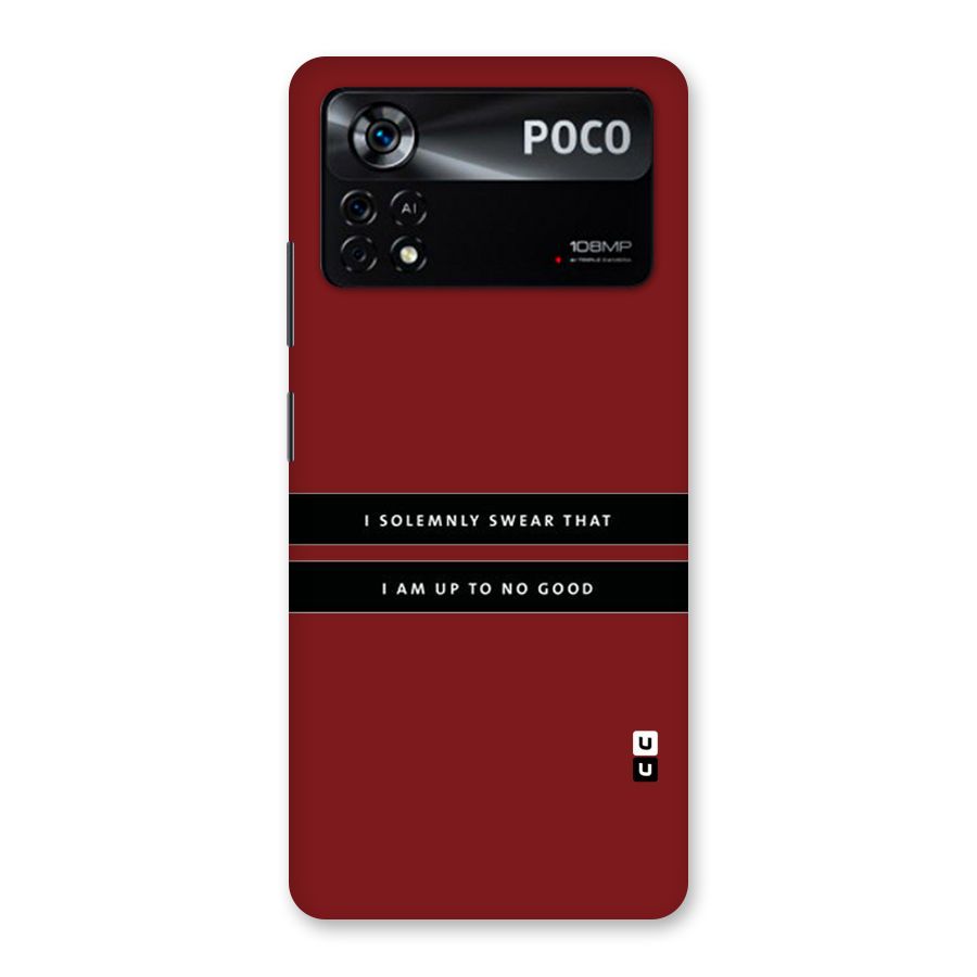 No Good Swear Back Case for Poco X4 Pro 5G