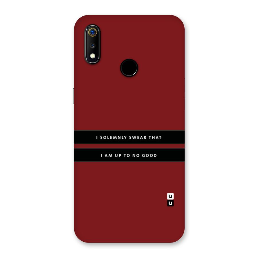No Good Swear Back Case for Realme 3