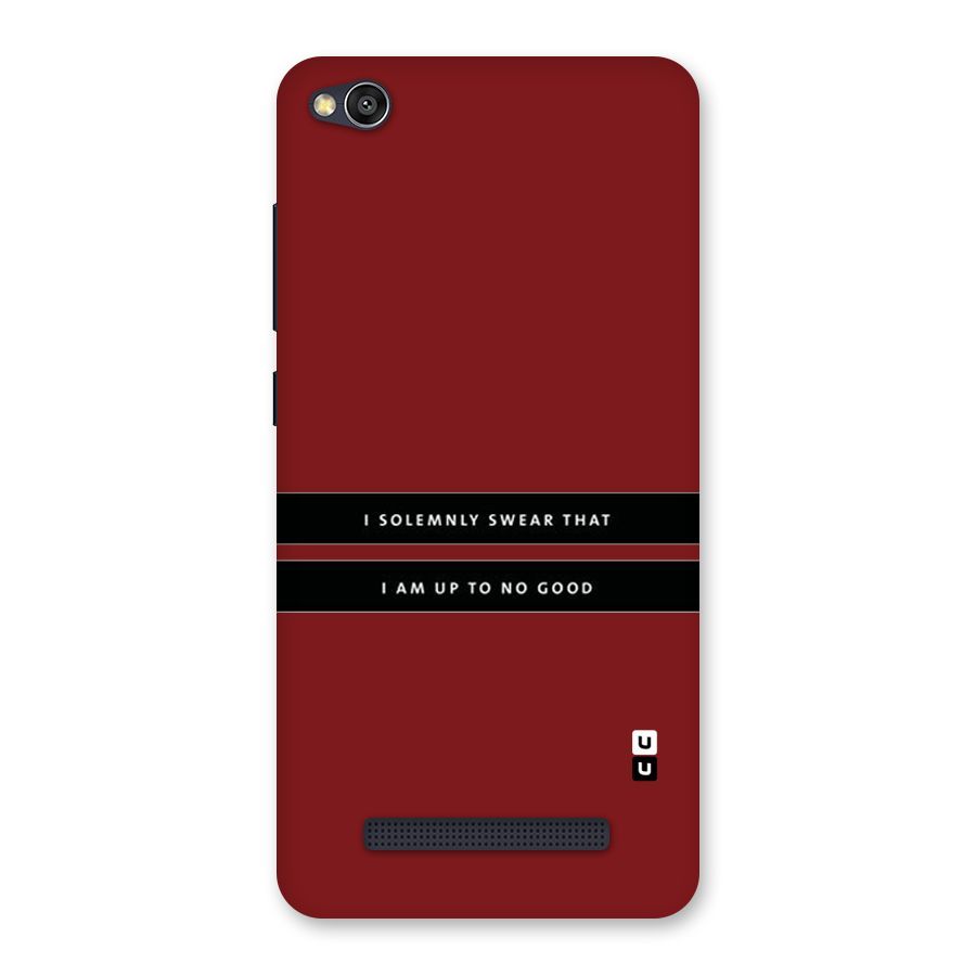 No Good Swear Back Case for Redmi 4A