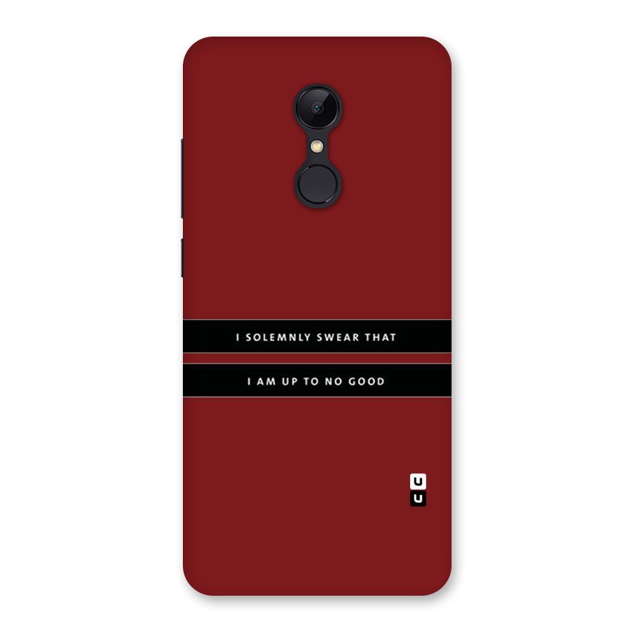 No Good Swear Back Case for Redmi 5