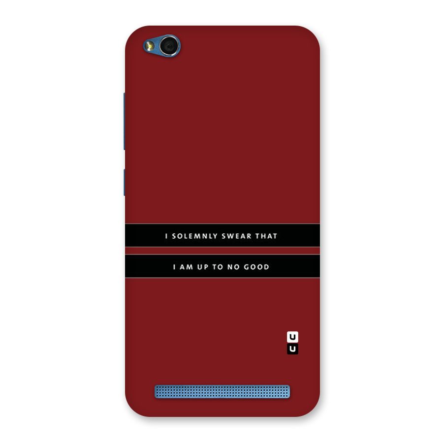No Good Swear Back Case for Redmi 5A