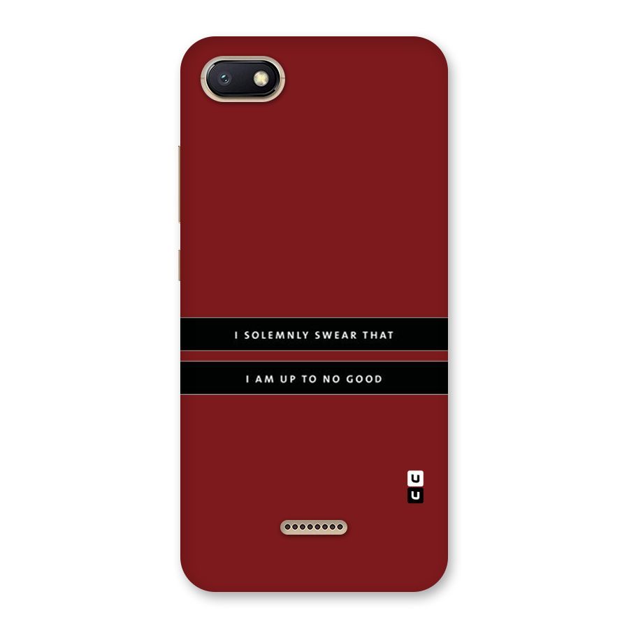No Good Swear Back Case for Redmi 6A