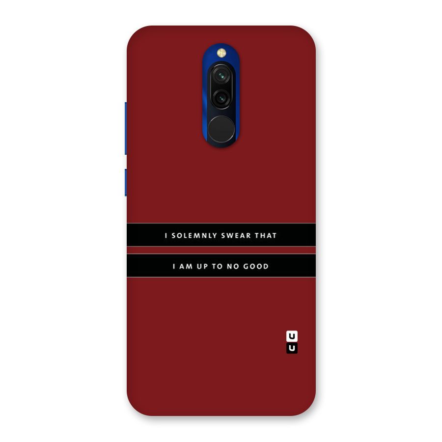No Good Swear Back Case for Redmi 8
