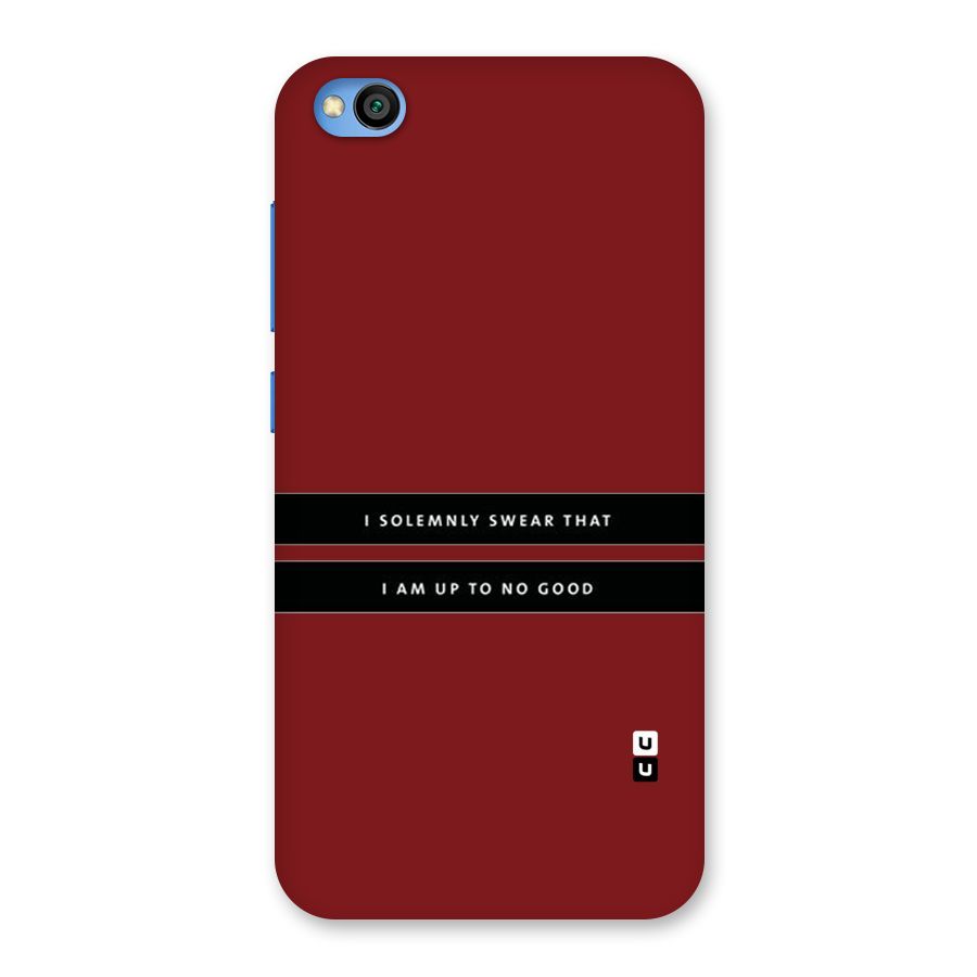No Good Swear Back Case for Redmi Go