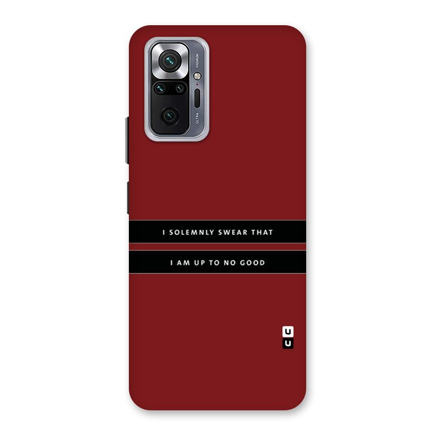 No Good Swear Back Case for Redmi Note 10 Pro Max