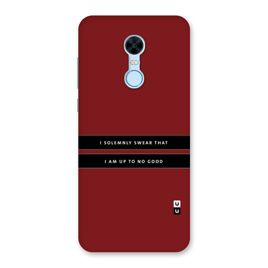 No Good Swear Back Case for Redmi Note 5