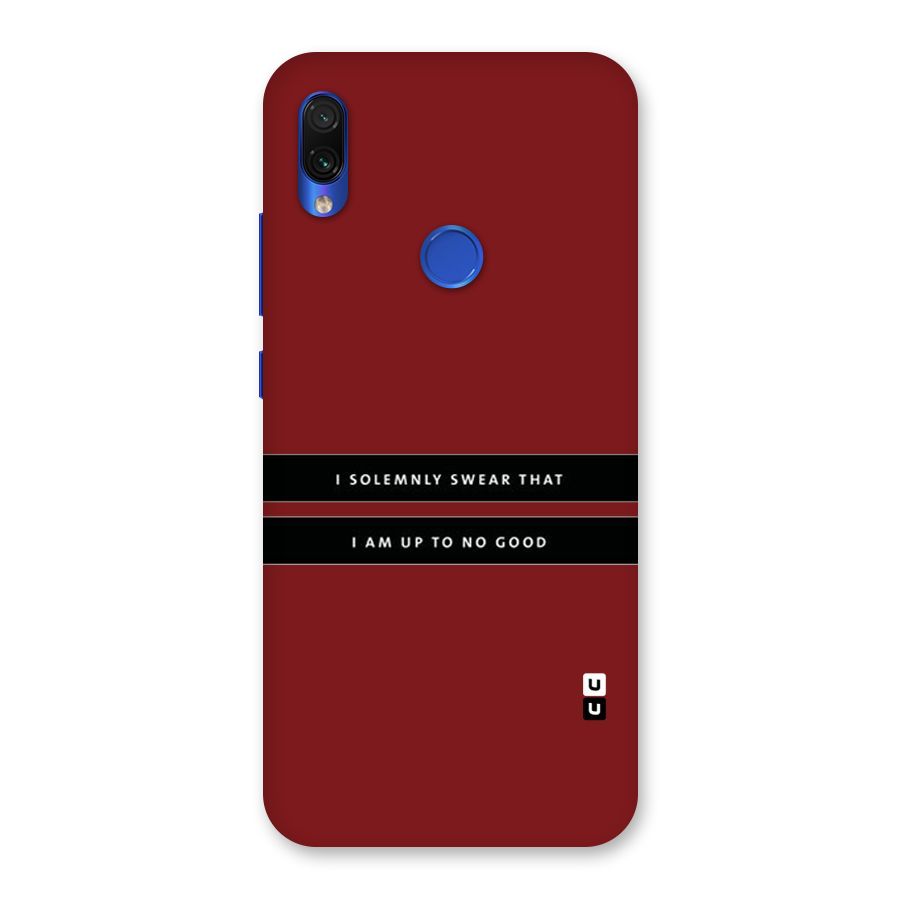 No Good Swear Back Case for Redmi Note 7S