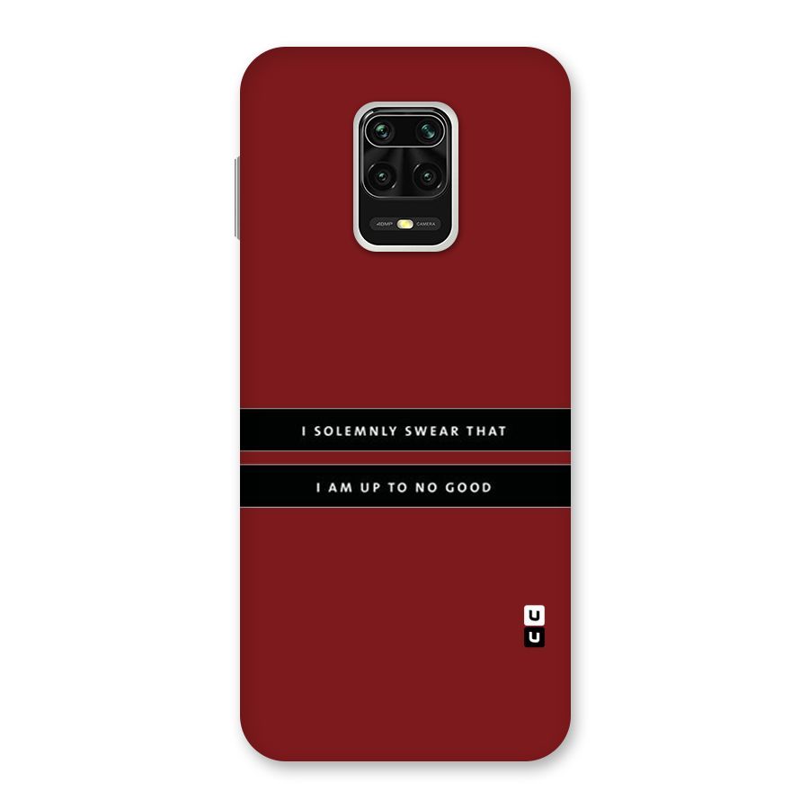 No Good Swear Back Case for Redmi Note 9 Pro Max
