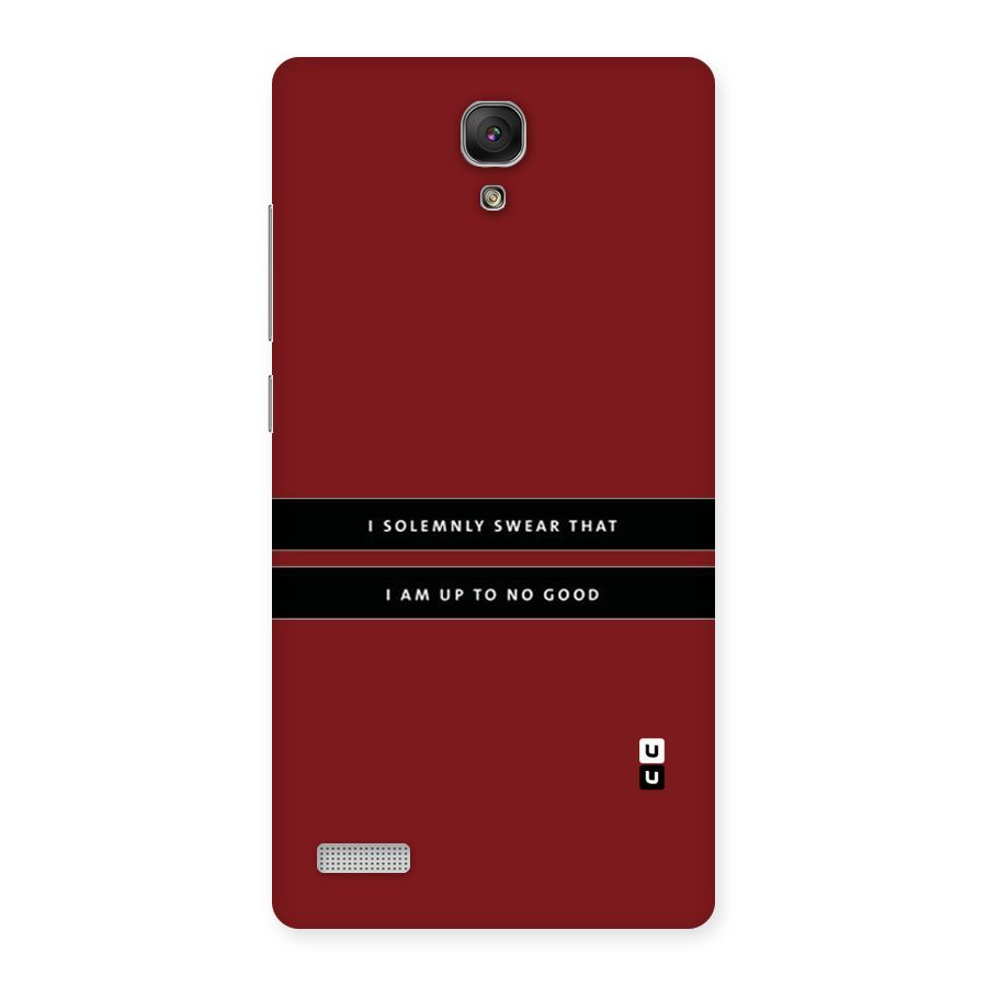 No Good Swear Back Case for Redmi Note Prime