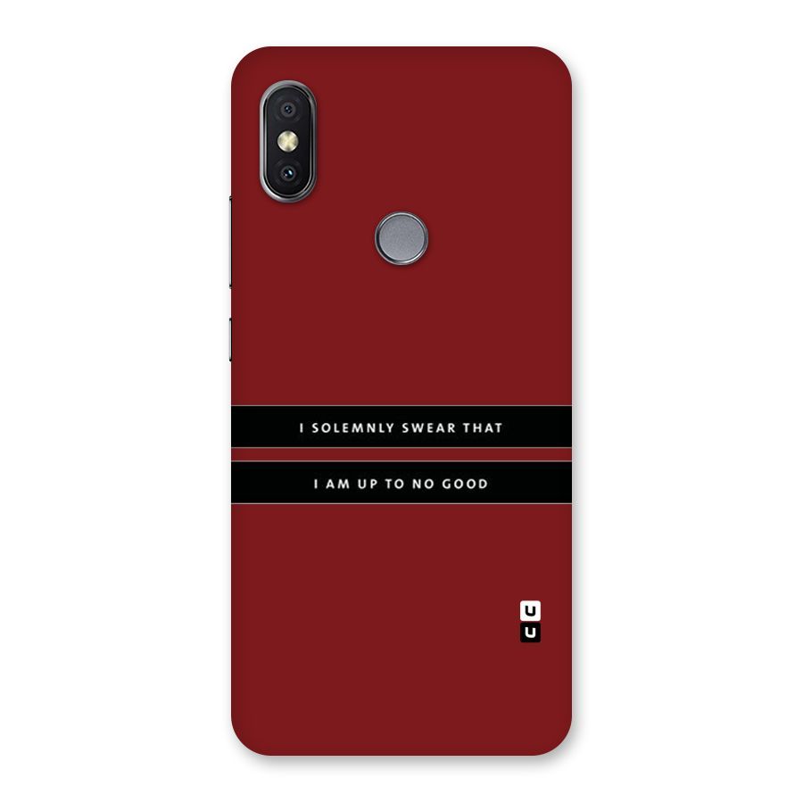 No Good Swear Back Case for Redmi Y2