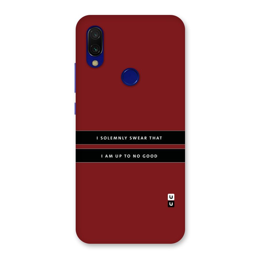 No Good Swear Back Case for Redmi Y3