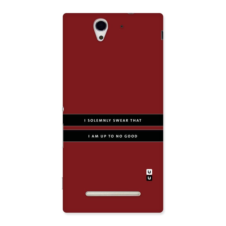 No Good Swear Back Case for Sony Xperia C3