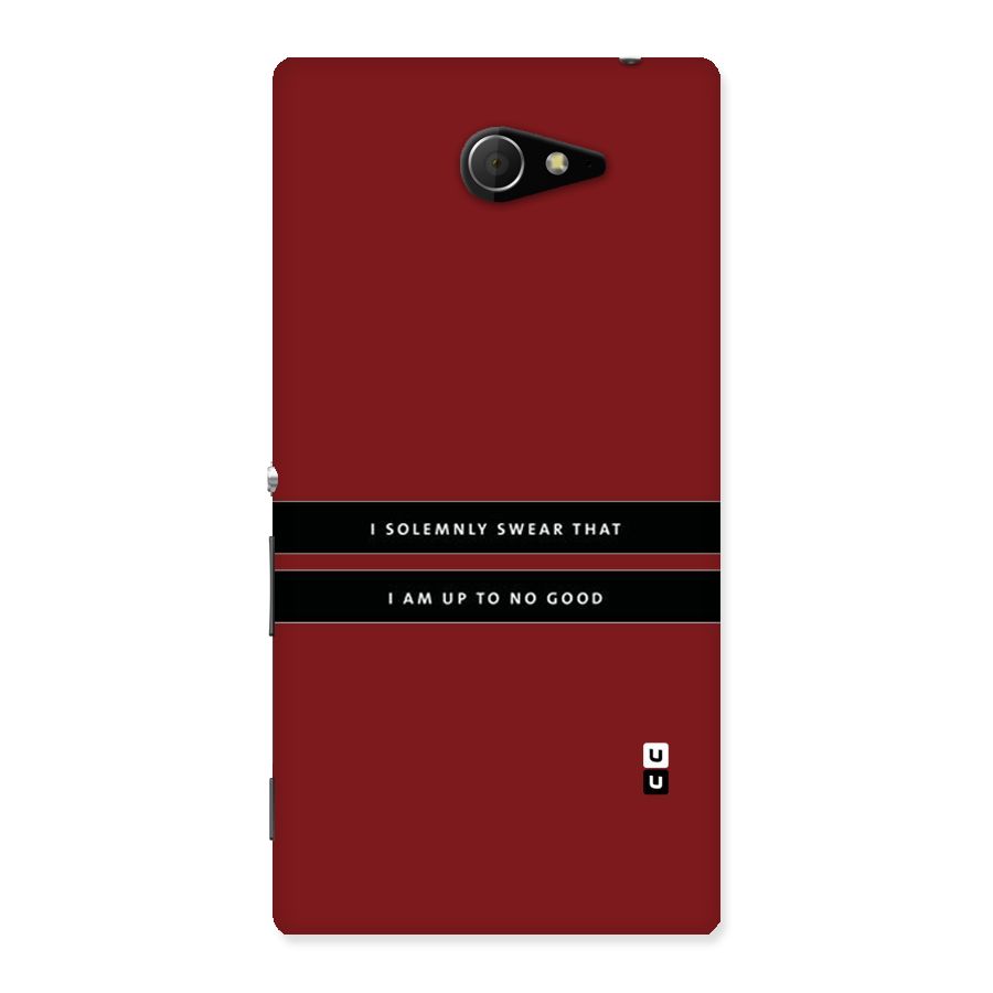 No Good Swear Back Case for Sony Xperia M2