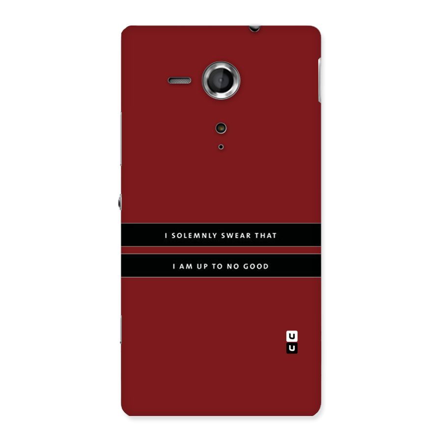 No Good Swear Back Case for Sony Xperia SP