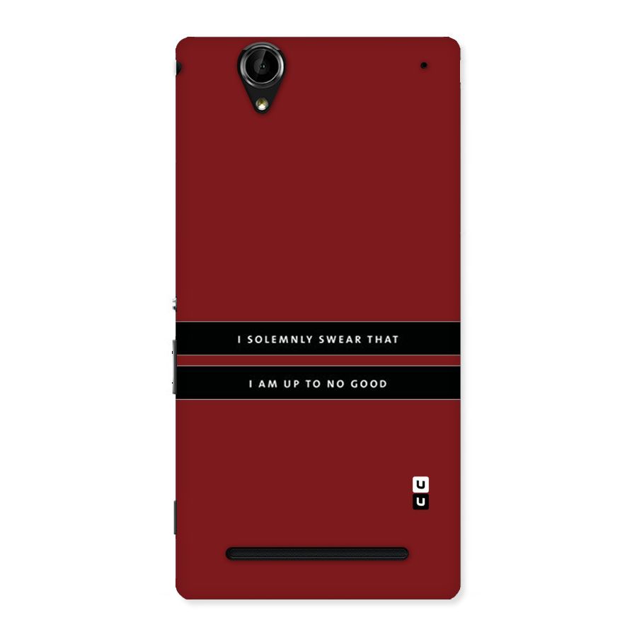 No Good Swear Back Case for Sony Xperia T2