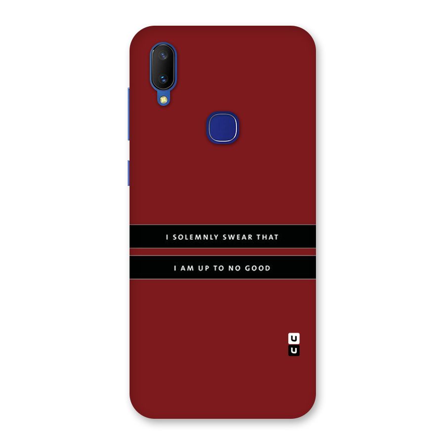 No Good Swear Back Case for Vivo V11
