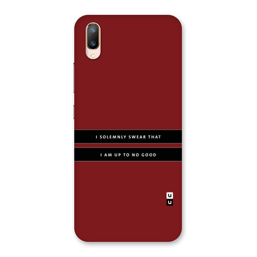 No Good Swear Back Case for Vivo V11 Pro