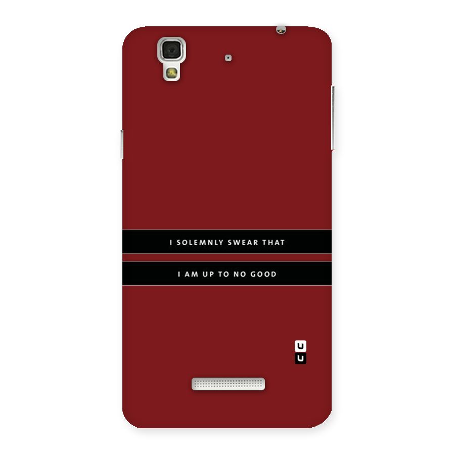 No Good Swear Back Case for YU Yureka Plus