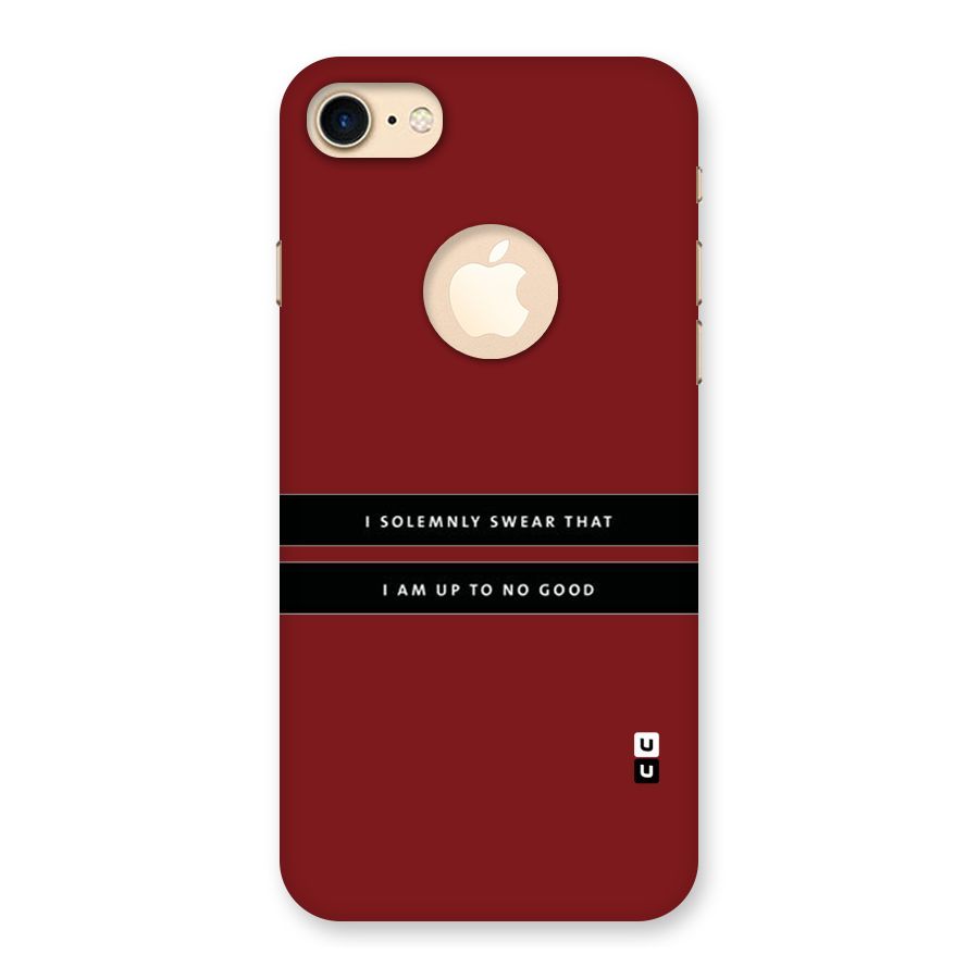 No Good Swear Back Case for iPhone 7 Logo Cut