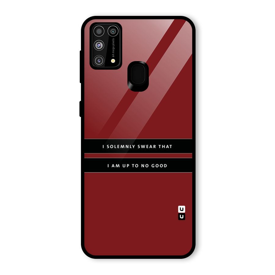 No Good Swear Glass Back Case for Galaxy F41