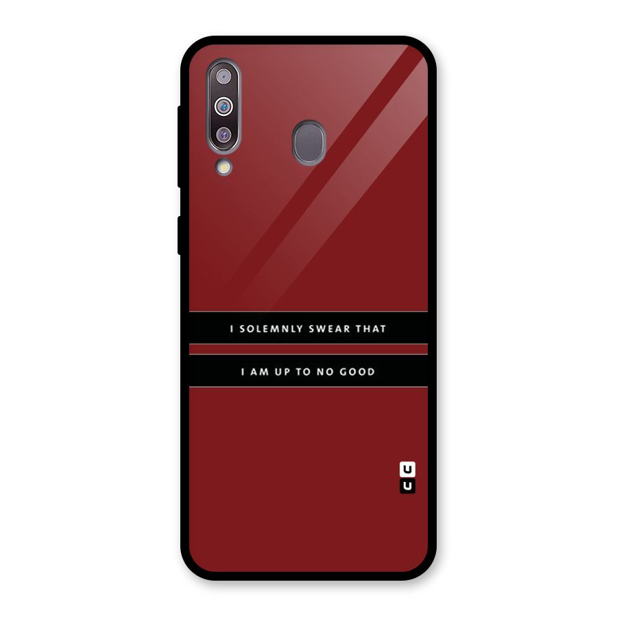No Good Swear Glass Back Case for Galaxy M30
