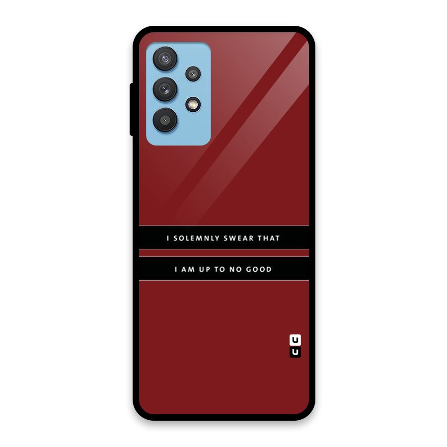 No Good Swear Glass Back Case for Galaxy M32 5G