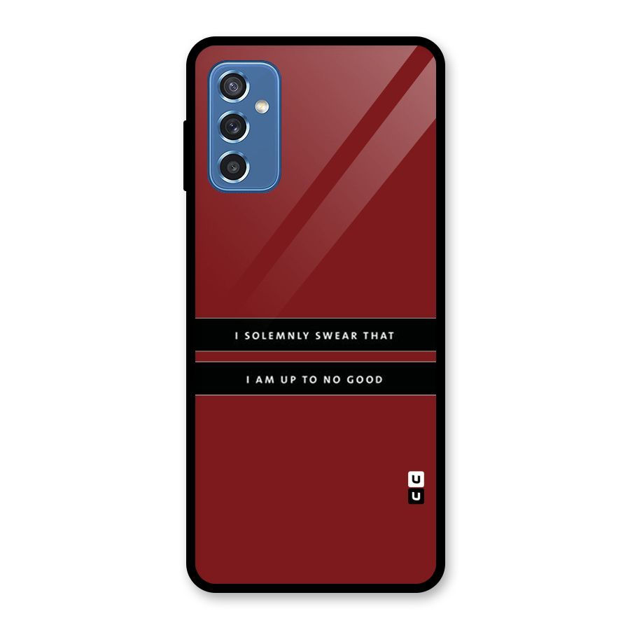 No Good Swear Glass Back Case for Galaxy M52 5G